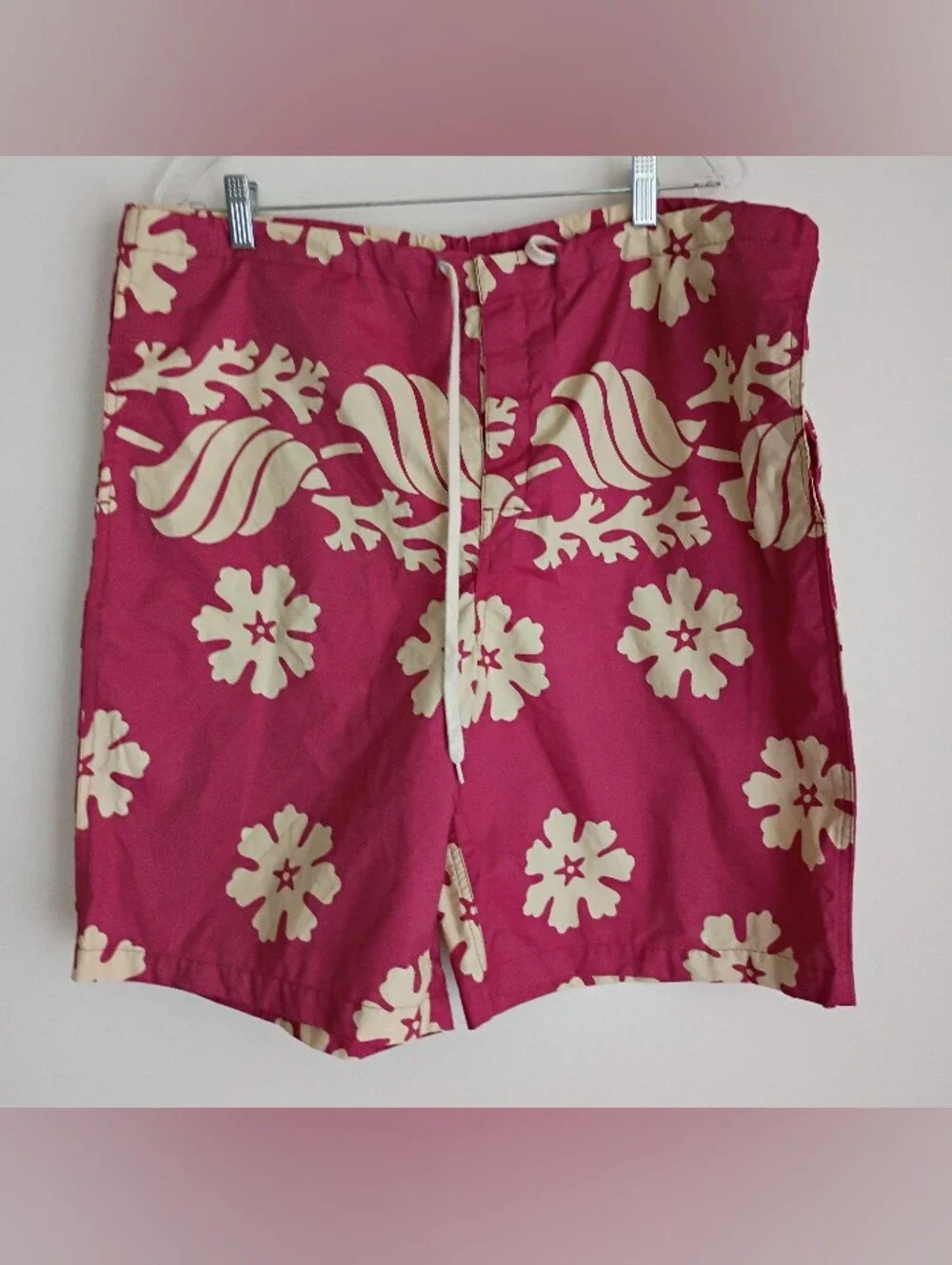 Vintage Ralph Lauren Polo Sport Swim Surf Shorts Hawaii Tropical Beach Wave